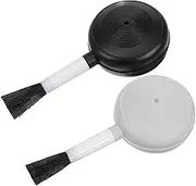 Kichvoe 2Pcs Camera Air Blower and Brush Cleaner Multi Functional Dust Removal Tool for Lenses Keyboards and Digital Devices Ergonomic Design for Easy