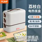 110V伏電熱飯盒辦公室煮飯神器多功能加熱電飯煲出口美國小家電