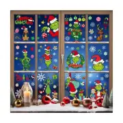 Christmas Window Clings Christmas Decor - 90 PCS Reusable Double Sided Static...