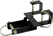 Trash Can Hitch Hook - Garbage Can Coupler | Heavy-Duty Can Receiver Coupler Metal Hitch, Grass Gravel Muddy Load Towing Attachment Outdoor Transporter for Garbage Containers