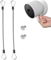 Anti-Drop and Anti-Theft Security Chain for Google Nest Cam (Battery),Extra Prot