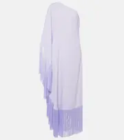 [Taller Marmo] Taller Marmo Spritz fringed crêpe cady gown AU 6 purple