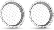 Heavy Duty Manual Egg Slicer for Kitchen - Pack of 2 - Progressive Gadgets with Stainless Steel for Salad Boiled Eggs Cutting - Deviled Vegetable Hard Cutter (Silvery, One Size)