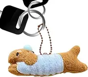 Plush Bag Charm | Cute Key Holder Pendant,Backpack Decoration Cartoon Stuffed Puppy Keyring For Boys Travel Suitcase Graduation