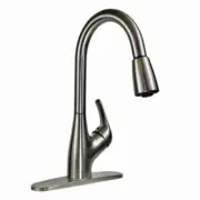 Hi-Arc Pull Down Kitchen Faucet Satin Nickel