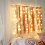 Led Dandelion Fur Ball String Light For Wedding Holiday Decoration Warm White Seasonal Decorations