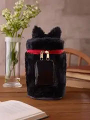 GoodSmile Nendoroid Pouch Neo Black Cat Mini Figure Doll Outing Storage Case Bag