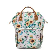 Baby Diaper Backpack Large Capacity Baby Bags for Fashion Mommy Maternity Nappy Bag,Flower