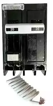Eaton QBHGFT2020 2 Pole 20AMP 240V 22kaic Bolt-on Ground Fault Circuit Breaker