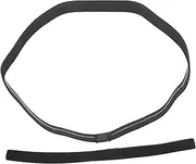 [MOBUTOFU] 2pcs Headbands for Men Athletic Sweatbands Sweat Band Anti Running Headband Running Sweatband Gym Head Bands for Sweat Sports Small Wide Elastic Workout Women Hair Polyester Black