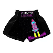 Phantom Ghost™ Spaceship Unisex Muay Thai Shorts | Authentic | Men | Women