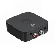 Bluetooth Adapter,NFC Bluetooth Receiver 5.0 Bluetooth Transmitter Built-in Noise Reduction HIFI So