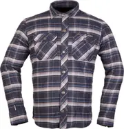 Modeka Nooner, jacket/shirt , color: Blue/Light Grey , size: XXL