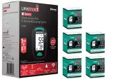 Lifesmart Blood Glucose Ketone Meter LS-946 + 5 Boxes Ketone Test Strips