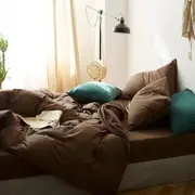 Duvet Cover Size Solid Mocha Coffee Color Bedding Duvet California King Brown