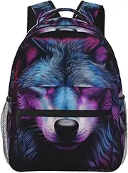 [CHRYSM] Backpack For Girls Boys Teens Schoolbag,Bookbag,Running Brown Horse Daypack For High School,College,Travel,Work