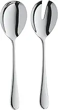 WMF 1140216340 Merit Cromargan Protect Salad Servers, Silver, Set of 2