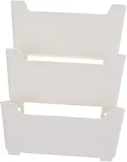 HYTROVE Bedside Wall Organizer Wall Adhesive File Holder Document Storage Rack Decorative Design