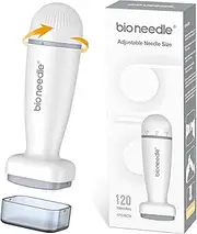 Dr.Pen BioNeedle 120 Titanium Adjustable Microneedling Derma Stamp - 2024 New Professional Derma Microneedle Pen - Amazing Skin Pen for Face Body Beard - Dr Beauty Pen for Men and Women Home Use