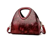 New women large handbag real cow Pu leather luxury handbags women shoulder bags designer fashion print messenger bags