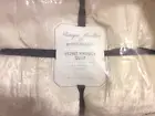 Pottery Barn Kids Monique Lhuiller Twin Quilt Lush Velvet Pintuck NWT! Ivory