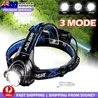 12000000lm LED Headlamp Rechargeable Headlight Light Head Torch Lamp FlashlightA