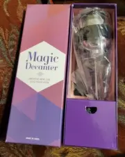 Wine Aerator Magic Decanter by Traveling Vineyard with Base New in Box