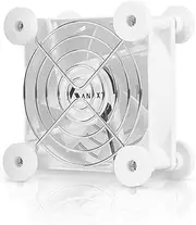 ANEXT, USB Fan, USB Computer Fan, Silent Fan for Receiver DVR PlayStation Xbox Computer, (80mm,White)