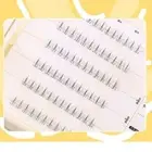 Wispy Adhesive False Eyelashes DIY False Eyelash Clusters Makeup