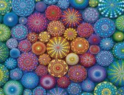 Ravensburger - Radiating Rainbow Mandalas Puzzle 2000pc