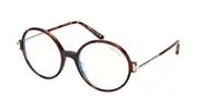 Tom Ford FT5914-B Blue-Light Block 052 Women’s Glasses Tortoiseshell Size 53 - Private Health Rebate - Blue Light Block Available