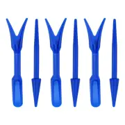 6pcs Mini Garden Hand Succulent Transplanting Tools Digging Planting Tools, Blue