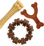 Nylabone Power Chew Customer Favorites Dog Toy Bundle, Indestructible Dog Chew Toys for Aggressive Chewers, 3 Shapes and Flavors, Flavor Medley, Large/Giant (3 Count)