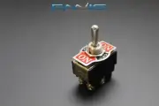 TOGGLE SWITCH DPDT CENTER OFF TOGGLE 6 AMP 250V 10 AMP 125V 6 PIN EC-1510