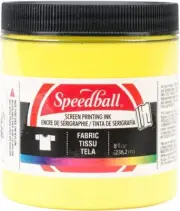 Speedball Fabric Screen Printing Ink, 8-Ounce, Process Yellow