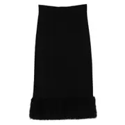 [Moschino] Moschino Trimmed Skirt 40 IT BLACK