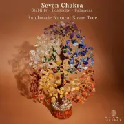 Crystal Tree of Life - 7 Chakra Healing Bonsai | Home, Office Decor & Gifts