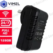 Wall Adapter Camera Mini 24/7 WIFI 128GB Smart Outlet Power Plug Security