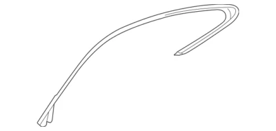 Genuine Jaguar 2007-2015 XK Coupe Front Left Upper Seal Part# C2P21688