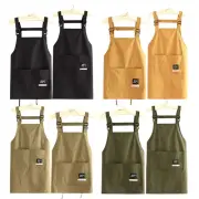 2 Sizes Barber Apron Breathable Working Clothes Cooking Aprons Hair Salon Tool