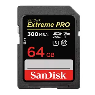 SanDisk Extreme PRO SDXC 64GB/64G Class10 300MB/s 記憶卡(公司貨)【APP下單4%點數回饋】