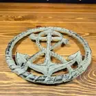 Cast Iron Nautical Anchor Trivet Hot Plate Rustic Coastal Kitchen Decor 7 in