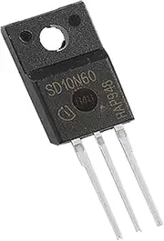 New Lon0167 SD10N60 Type 3 Terminals Triode Transistor Switch Amplifier 650 10A(SD10N60 Typ 3-Anschlüsse Trioden-Transistorschalterverstärker 650 10A