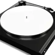 12 Inch Acrylic Turntable Mat, Platter Slipmat for 12 VinylLP Vintage Record Player, Anti Static Turntable Platter Mat for Universal to All LPVinyl Record Players (White)