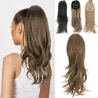 Layered Ponytail Clip In Drawstring Pony Tail Extension Natural As Human Hair