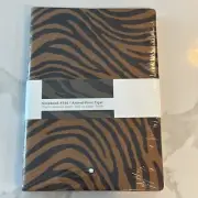 Montblanc #146 Notebook Pony Hair Tiger Premium Paper Blank Gold Edge New