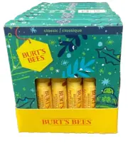 Burt's Bees Classic Lip Balm 32 Count/ 8 boxes of 4