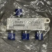 Holland Electronics GHPNA-3 3 Way Coax Splitter New Cable Antenna