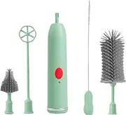 Electric Bottle Cleaner Brush, Rechargeable Cleaning Brush for Baby Bottles, Waterproof Cup Cleaning Tool, Efficient for Pump Parts, Teapots, Fast, Easy, Portable, 1200 mAh
