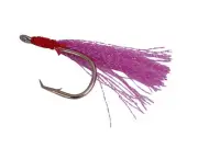 Nacsan Longline Flasher Hooks Size 18 Qty 25 Pink